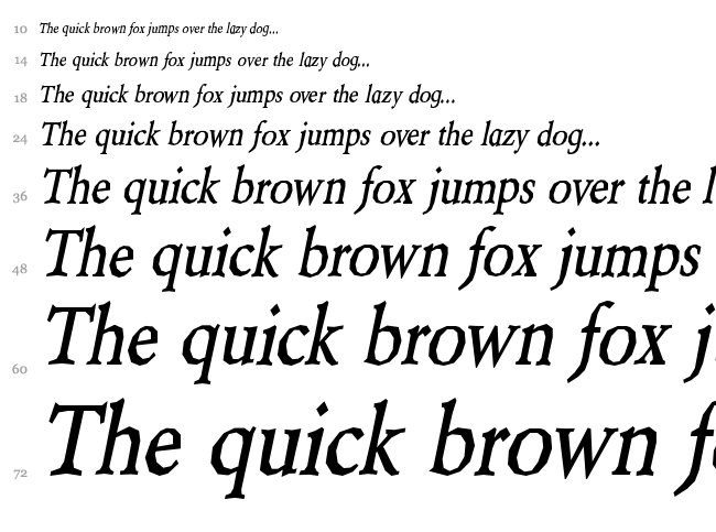 Berylium font waterfall